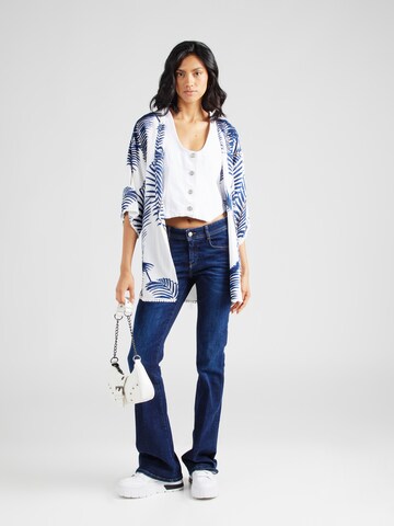 Bianco Lucci Kimono in Blau