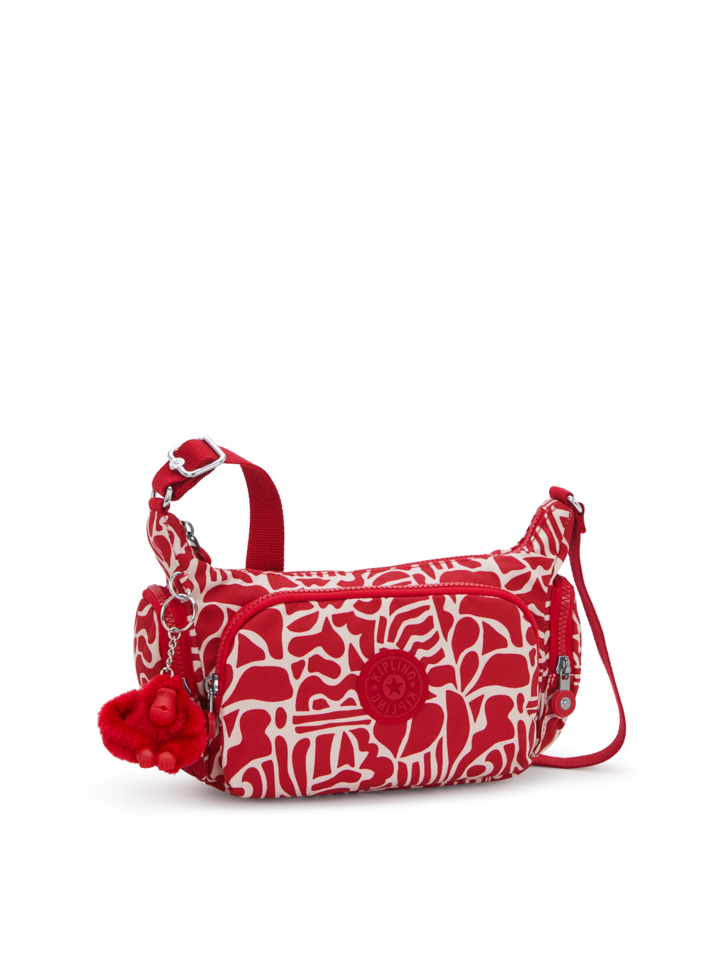 KIPLING - Mala de ombro 'Gabbette S' em vermelho
