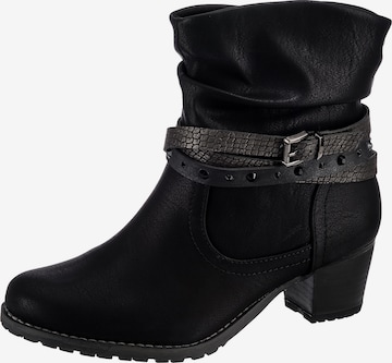 JANE KLAIN Boots in Black: front