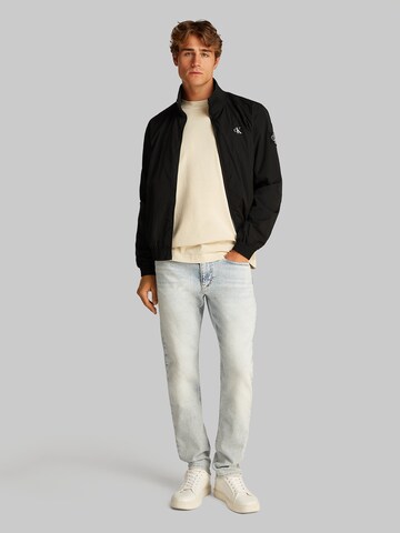 Calvin Klein Jeans Φθινοπωρινό και ανοιξιάτικο μπουφάν σε μαύρο