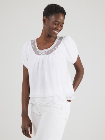 Camicia da donna 'ECLECTIC CAMI BAR' di Abercrombie & Fitch in bianco: frontale