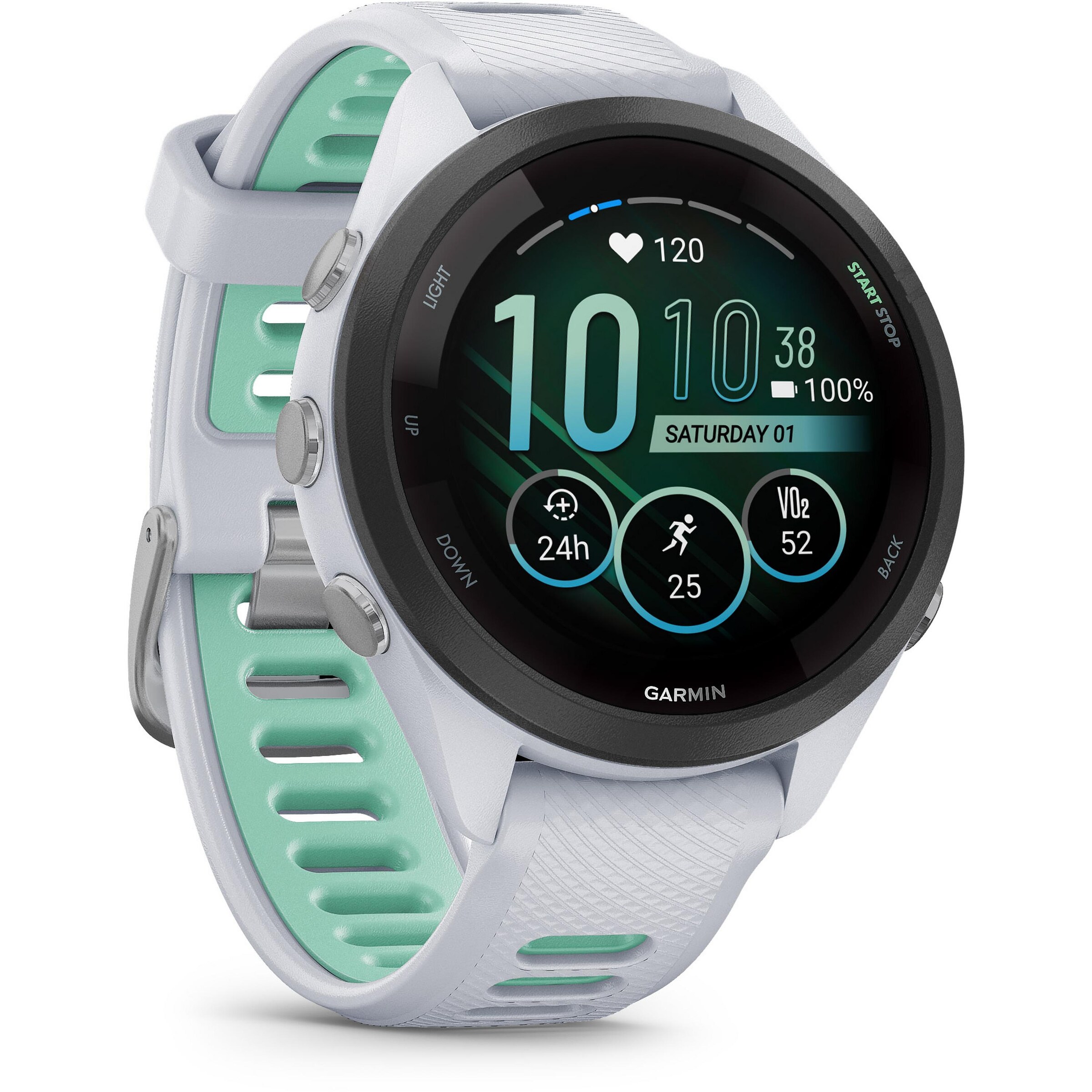 GARMIN Sportuhr 'Forerunner' in Weiß