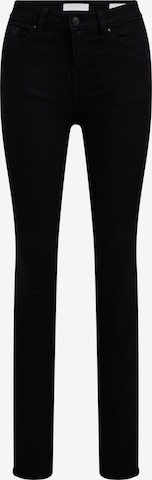 WE Fashion Skinny Jeans in Zwart: voorkant