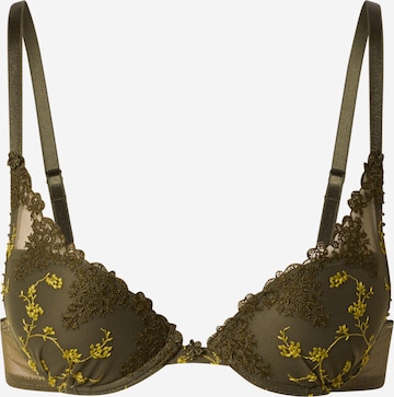 Push-up Reggiseno 'WHITE NIGHTS' di PASSIONATA in verde: frontale