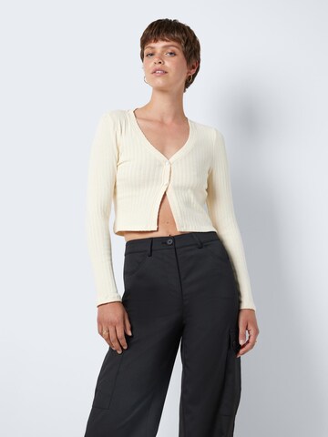 Cardigan 'Anna' Noisy may en beige : devant