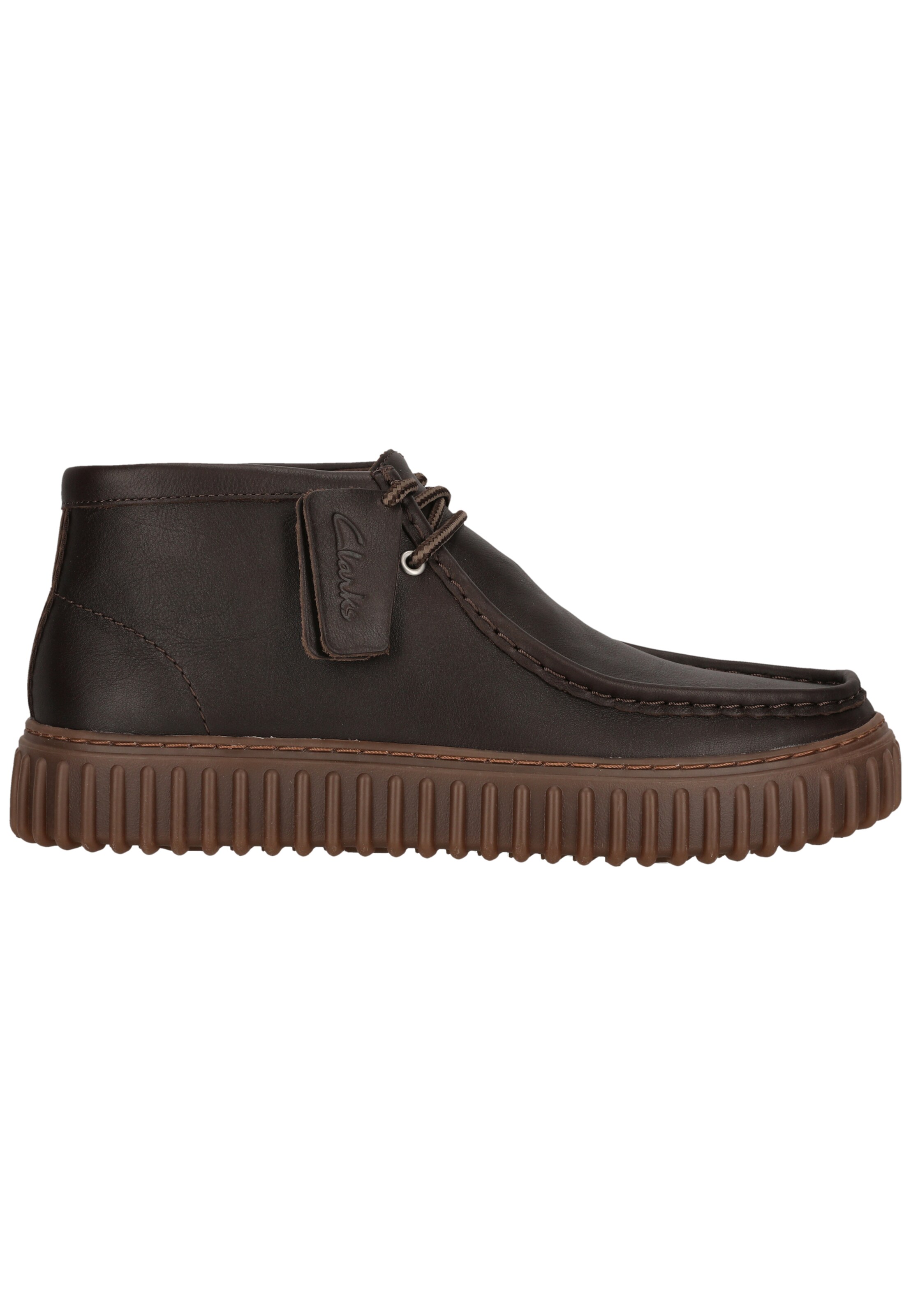 CLARKS Schnürschuhe 'Torhill High' in Braun