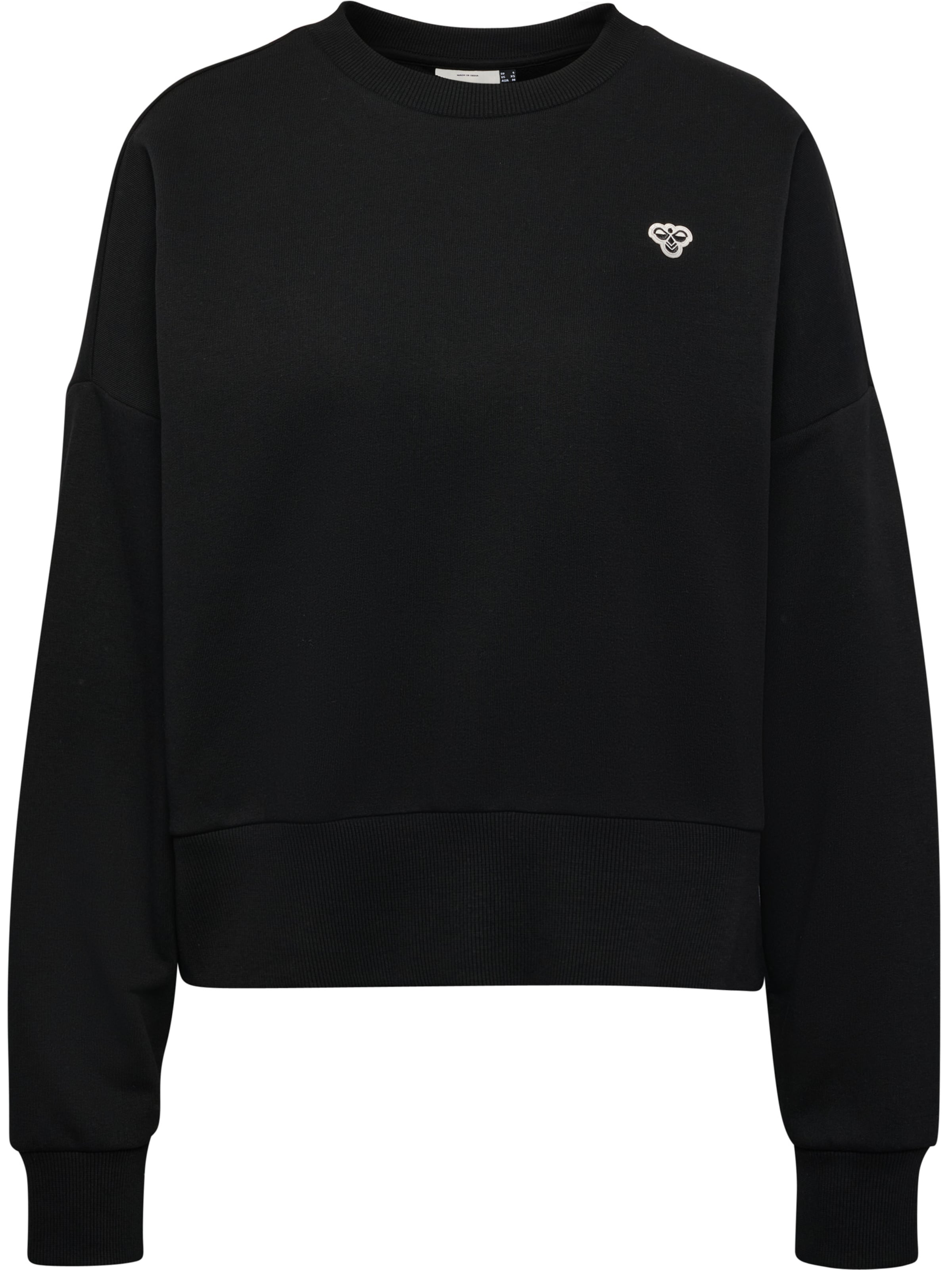 Hummel Sweatshirt in Zwart: voorkant
