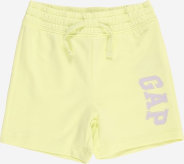 GAP - regular Pantalón en amarillo: frente