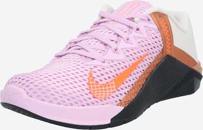 NIKE Urheilukenkä 'METCON 6' värissä tummanoranssi / vaaleanpunainen / musta / valkoinen, Tuotenäkymä