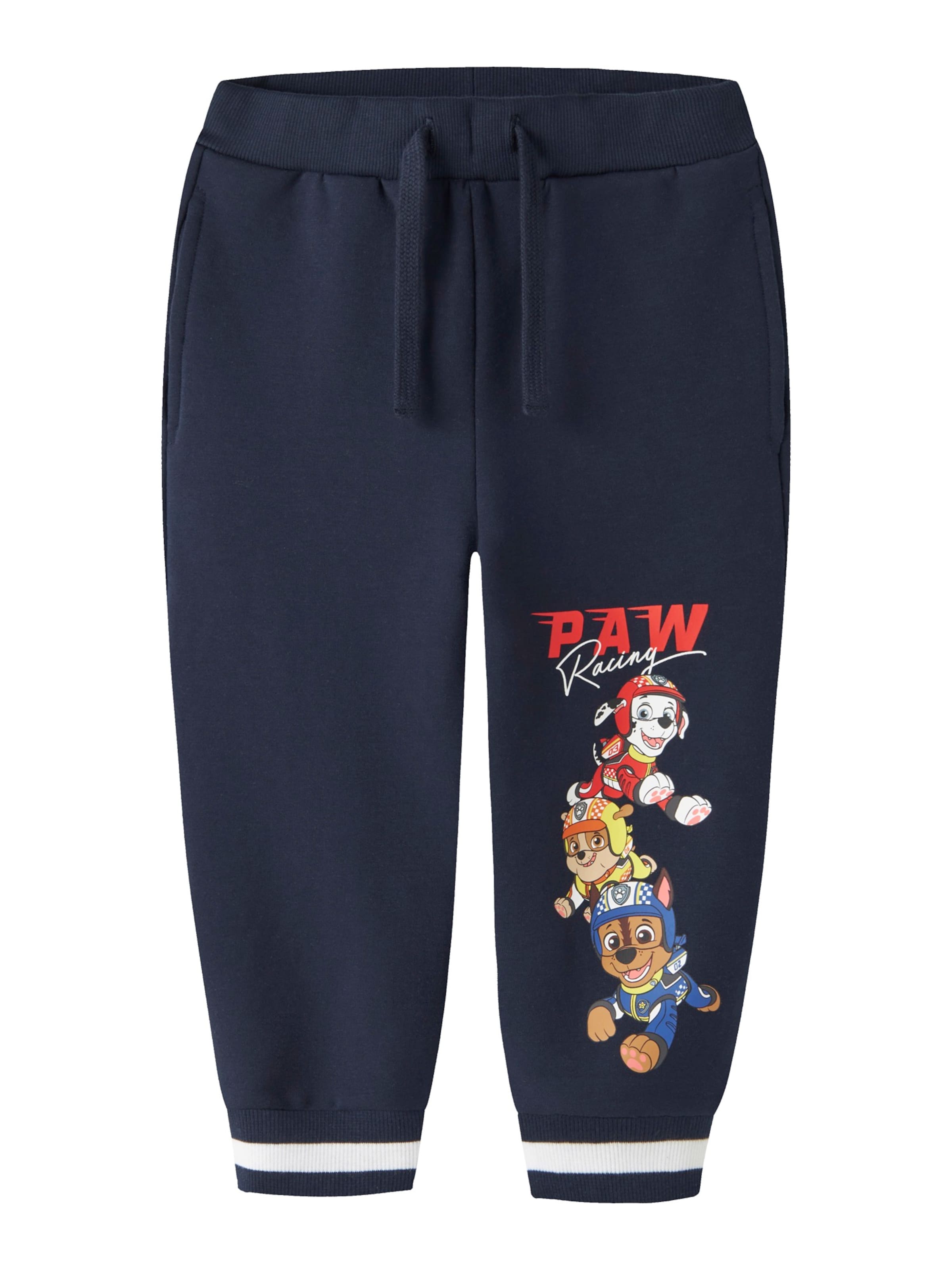 Effilé Pantalon 'NMMODIN PAW' NAME IT en bleu : devant