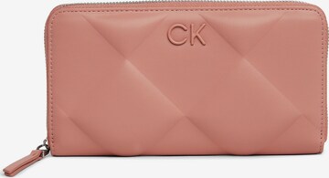 Calvin Klein Portemonnee in Roze: voorkant