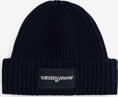 Tommy Jeans Cepure, krāsa - tumši zils / balts, Preces skats