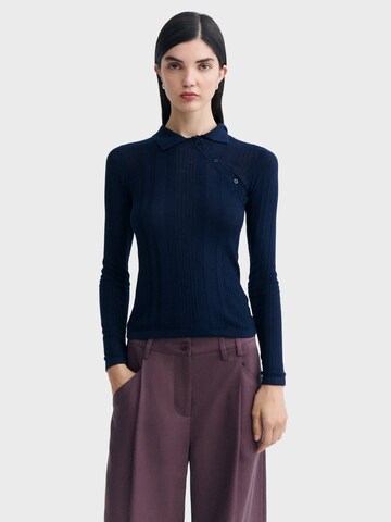 Pull-over 'Dante' Thinking MU en bleu : devant