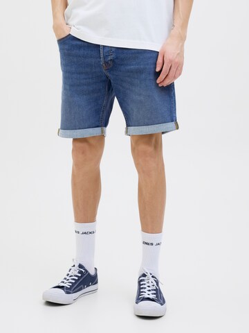 Regular Jean 'JJIRick JJOriginal' JACK & JONES en bleu : devant