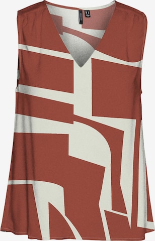 VERO MODA Blouse 'VMEasy' in Bruin: voorkant