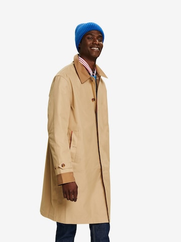 ESPRIT Between-Seasons Coat in Beige: front