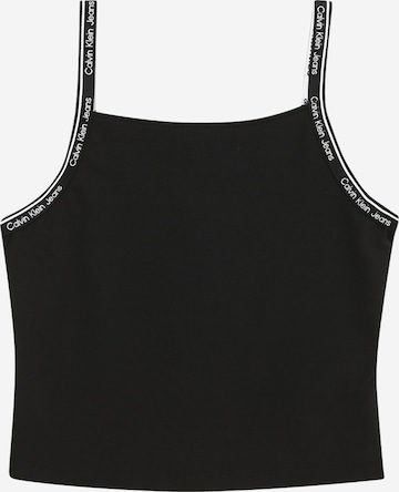 Calvin Klein Jeans Top in Zwart: voorkant