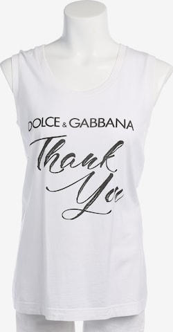 DOLCE & GABBANA Top / Seidentop XS in Schwarz: Vorderseite
