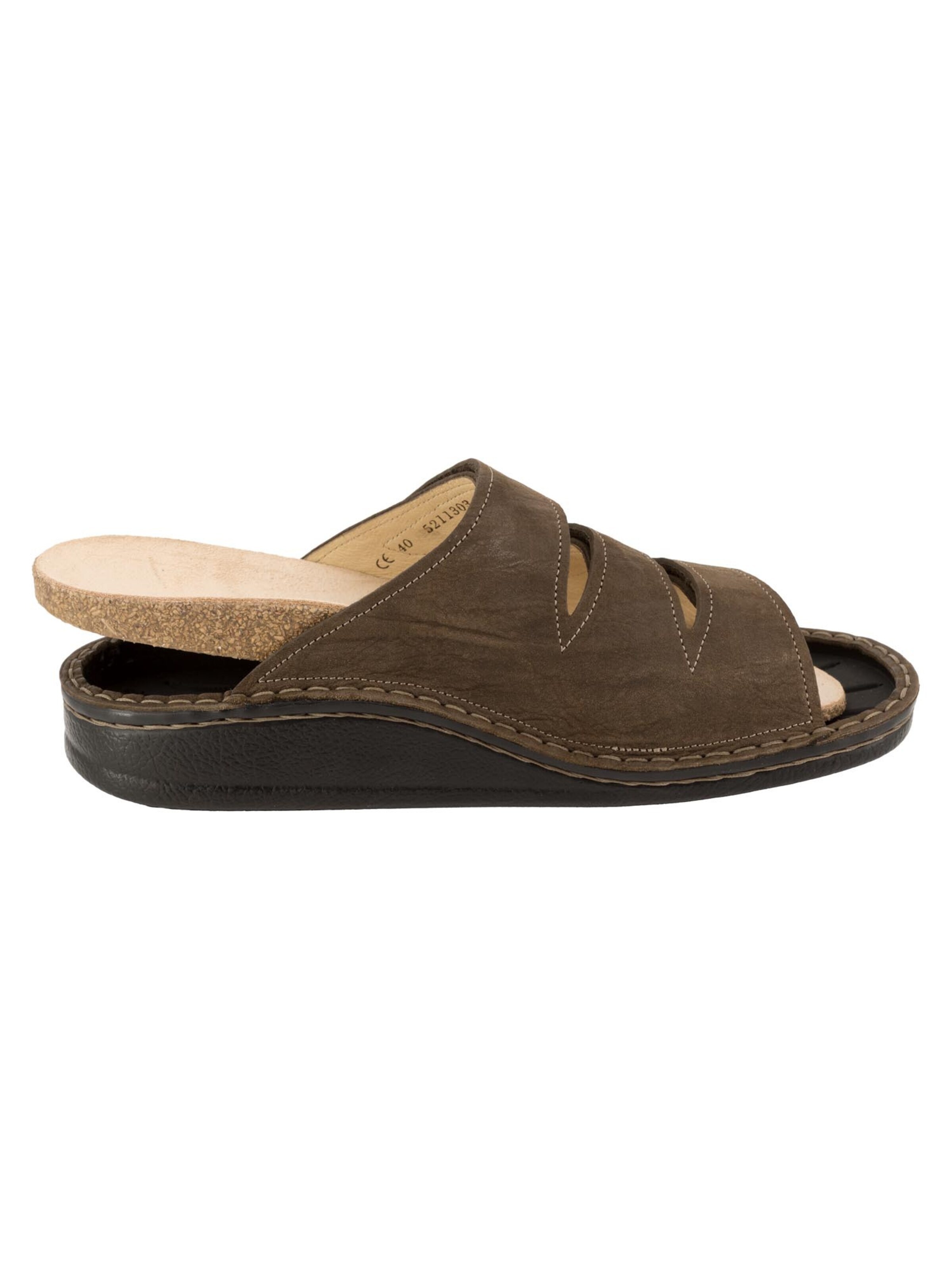 Finn Comfort Mules 'Korfu' in Brown