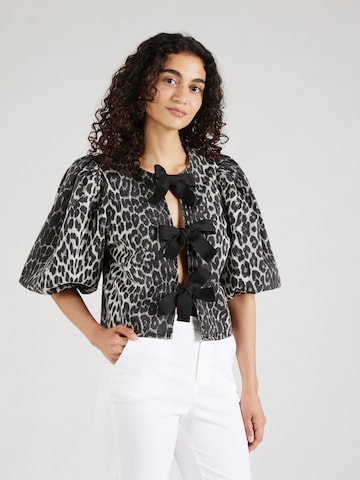 co'couture Blouse in Grijs: voorkant
