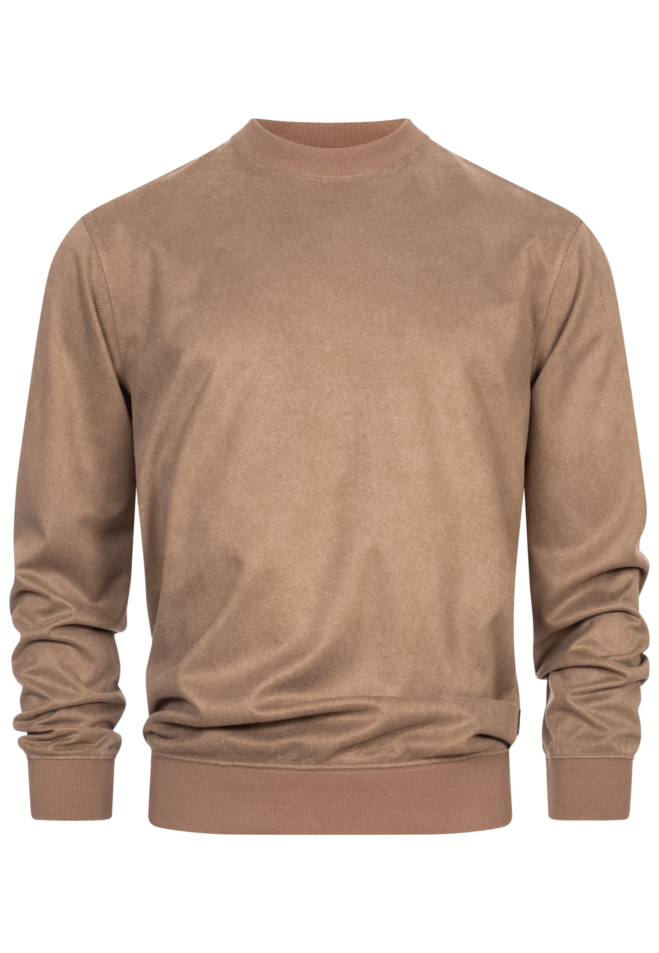 INDICODE JEANS Sweatshirt 'Coleman' in Braun: Vorderseite