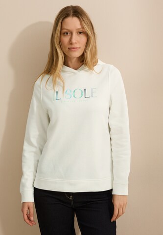 CECIL Sweatshirt in Weiß: Vorderseite