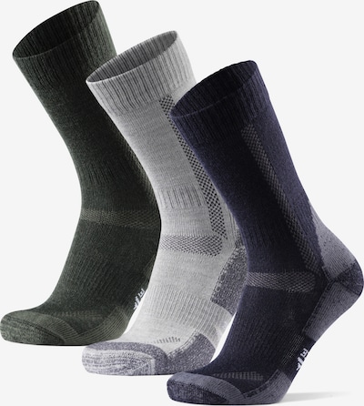 DANISH ENDURANCE Chaussettes de sport 'Hiking Classic' en bleu foncé / gris / noir, Vue avec produit