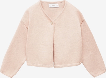 Cardigan 'Maiab' MANGO KIDS en rose : devant