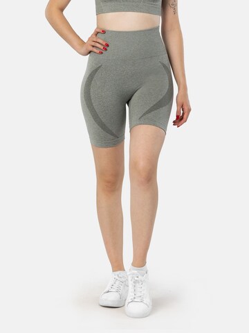 LEAFLETIC - Skinny Leggings 'Leafletic Women’s Shorts' en verde