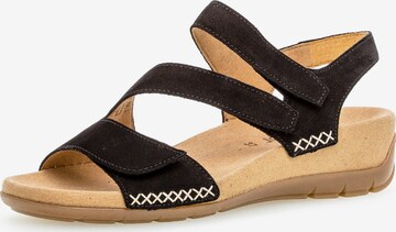 GABOR Sandals in Black: front