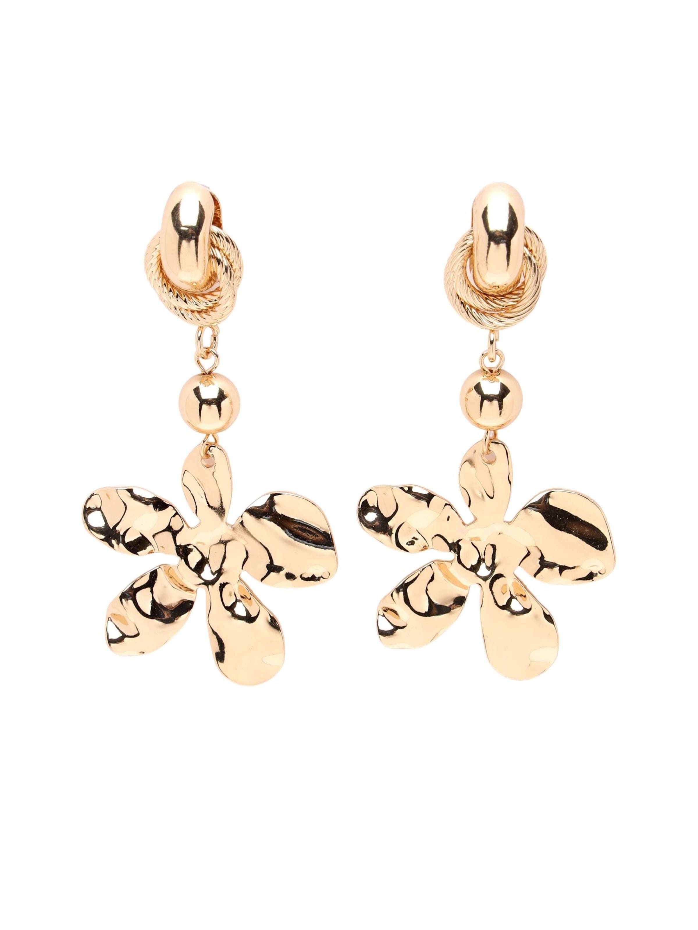 AVANT-GARDE PARIS Oorbellen 'Rominala' in Goud: voorkant