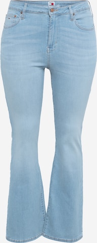 Tommy Jeans Curve Flared Jeans 'Sylvia' in Blauw: voorkant