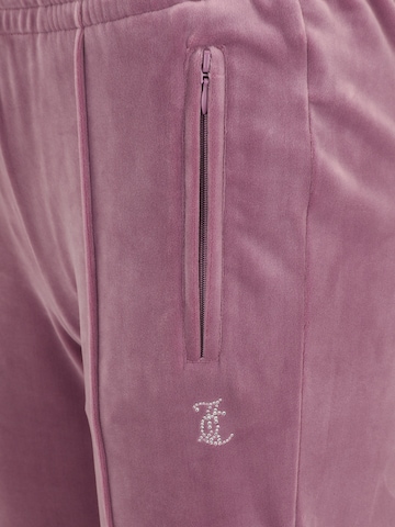 Juicy Couture Petite regular Παντελόνι 'TINA' σε λιλά