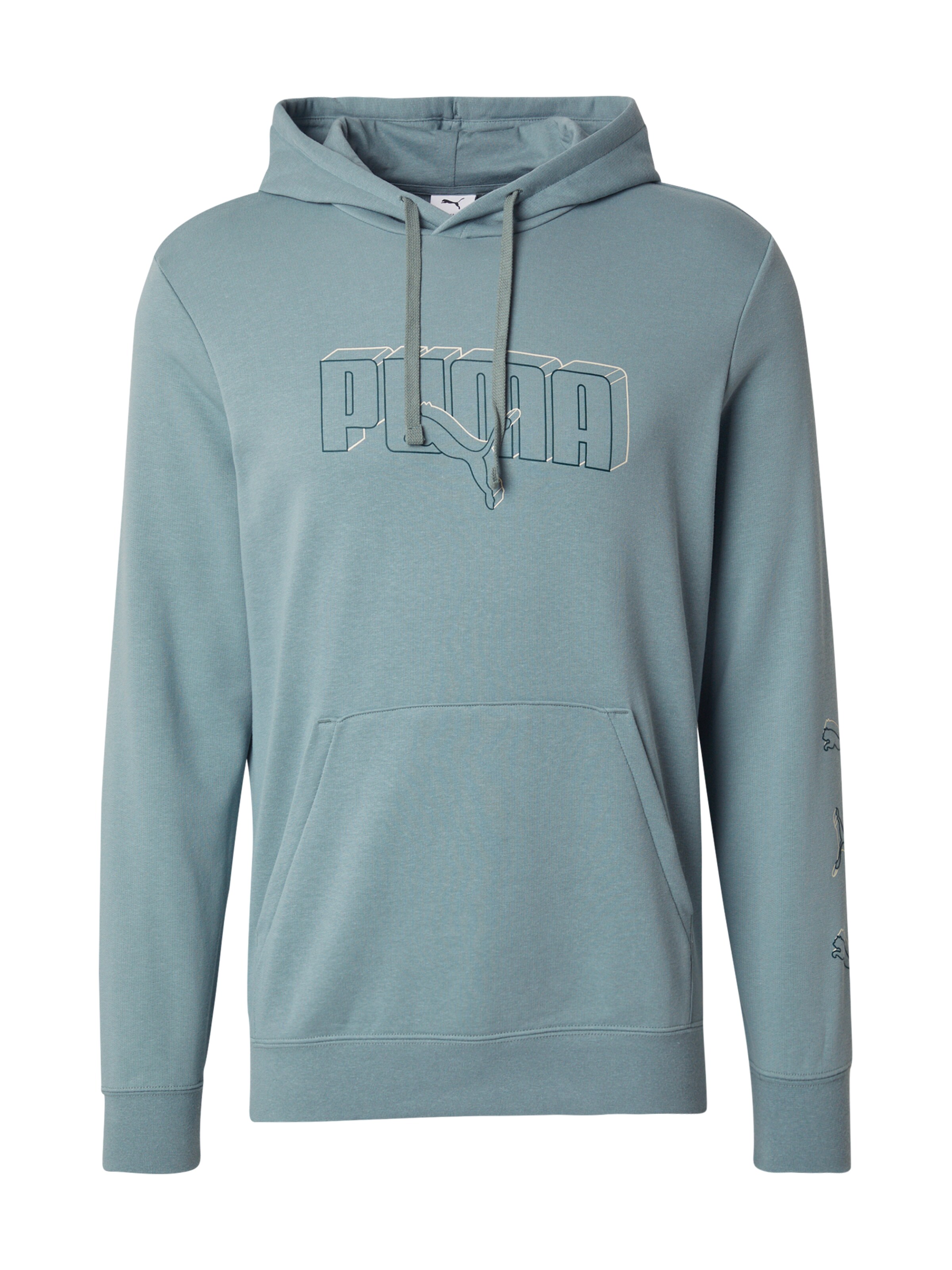Felpa sportiva 'ESS' di PUMA in verde: frontale