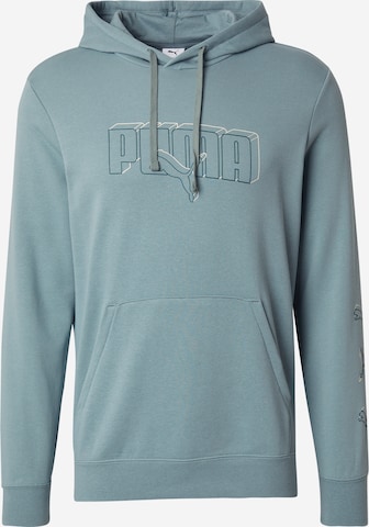 PUMA Športna majica 'ESS' | zelena barva: sprednja stran