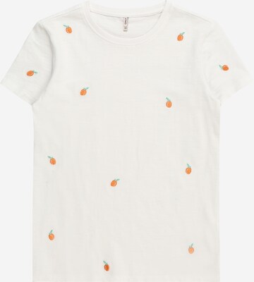 KIDS ONLY T-Shirt 'KETTY' in Weiß: predná strana