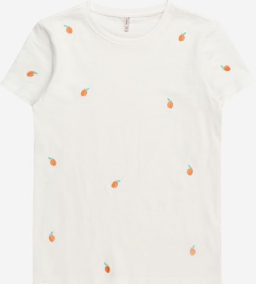 T-Shirt 'KETTY' KIDS ONLY en blanc : devant