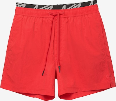 Pull&Bear Szorty kąpielowe w kolorze szary / czerwony / czarnym, Podgląd produktu
