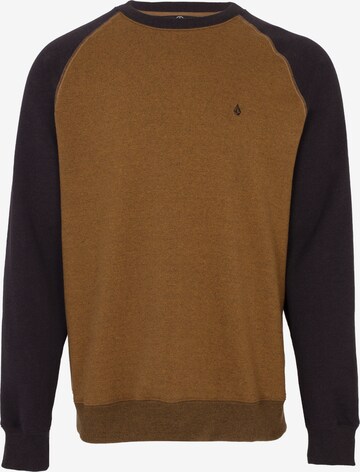 Volcom Sweatshirt 'Homak' in Brown: front