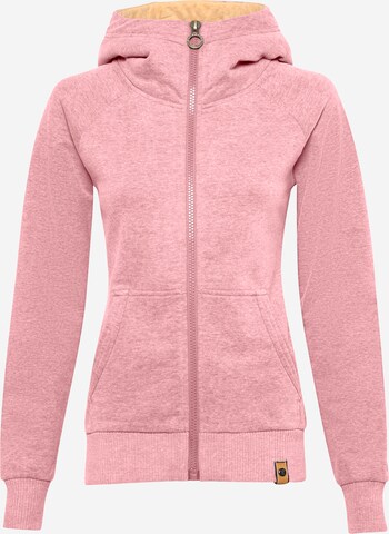 Fli Papigu Sweatvest in Roze: voorkant