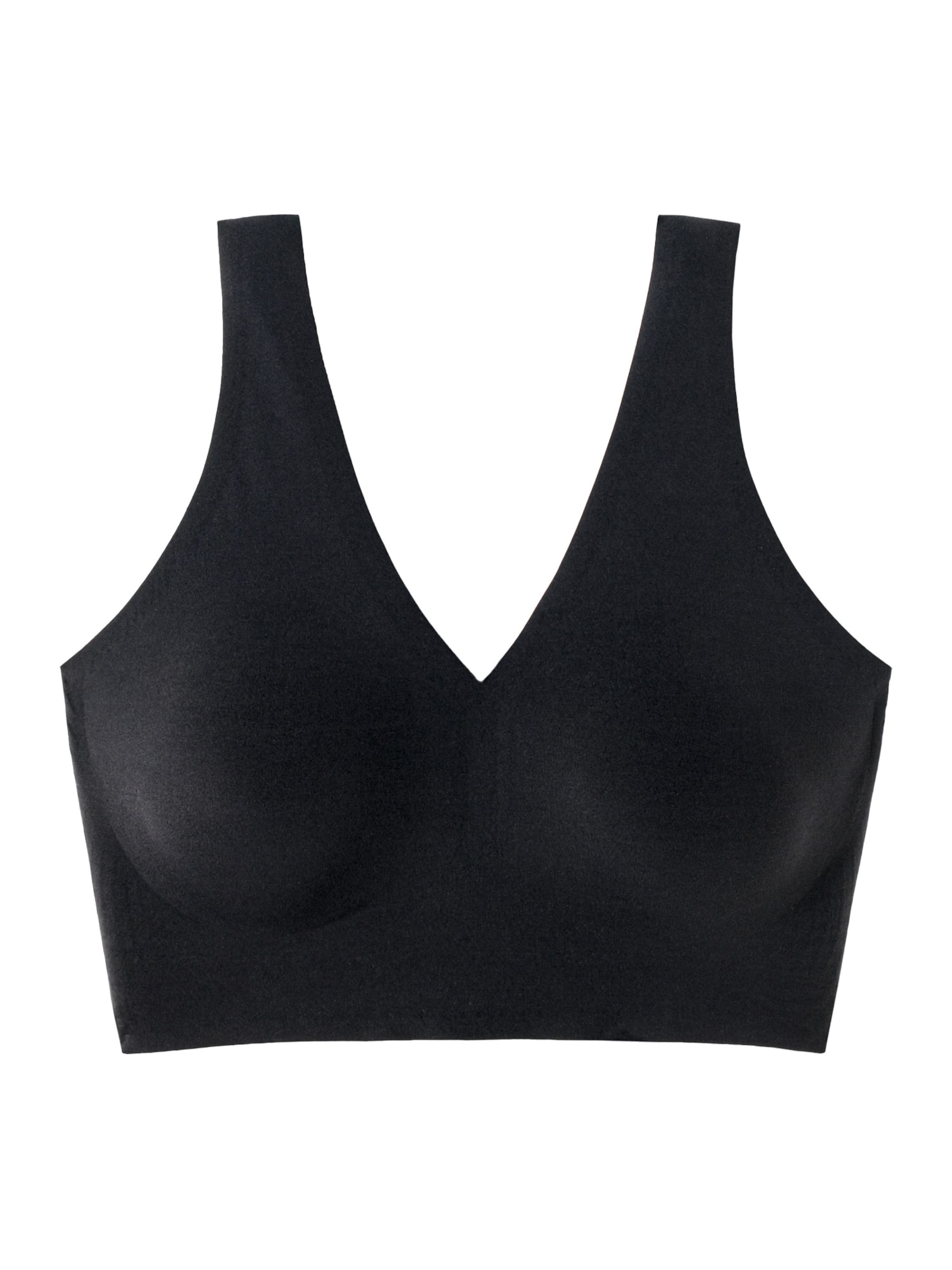 SCHIESSER Bra ' Padded - Invisible Soft ' in Black: front