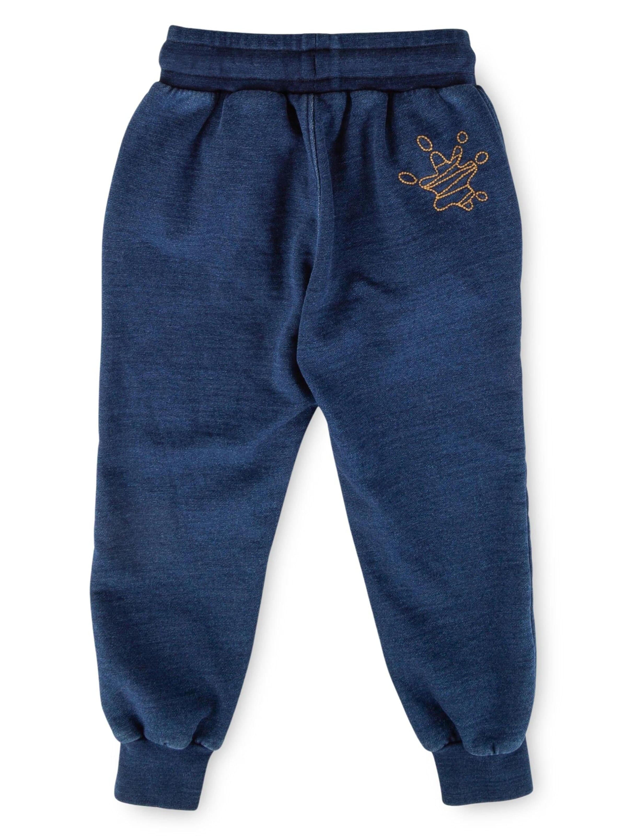 SIGIKID Regular Pants 'Sweathose' in Blue
