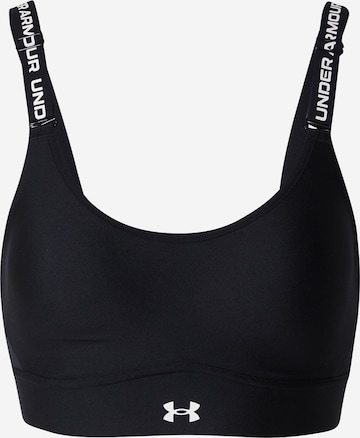 Bustier Soutien-gorge de sport 'Infinity 2.0' UNDER ARMOUR en noir : devant