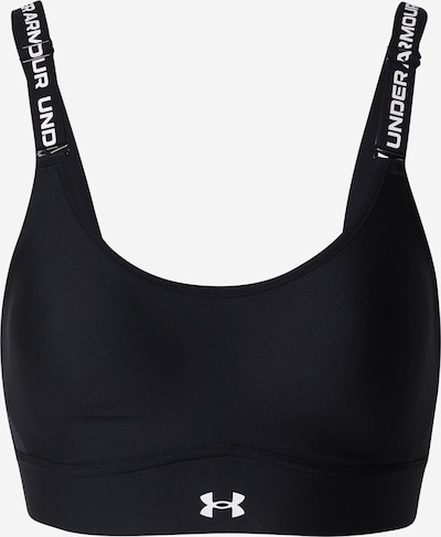 UNDER ARMOUR Soutien-gorge de sport 'Infinity 2.0' en noir / blanc, Vue avec produit