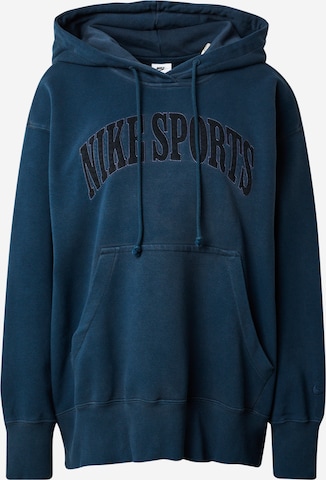 mėlyna Nike Sportswear Megztinis be užsegimo 'PHNX FLC': priekis