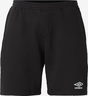 UMBRO Regular Sporthose in Schwarz: Vorderseite
