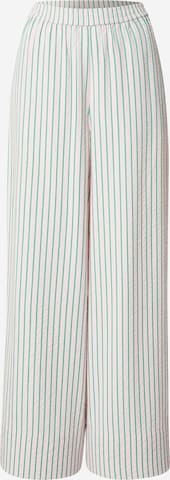 EDITED Loosefit Housut 'Cataleya' värissä valkoinen: etupuoli