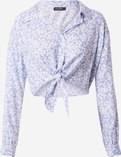 Camicia da donna Tally Weijl di colore blu colomba / bianco, Visualizzazione prodotti