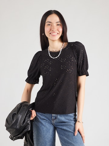 ONLY Bluse 'ONLNEW SMILLA' in Schwarz: Vorderseite