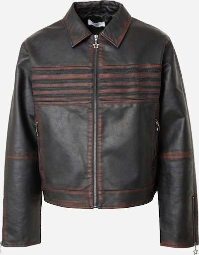 SHYX Prehodna jakna 'Yunus' | rjasto rdeča / črna barva, Prikaz izdelka